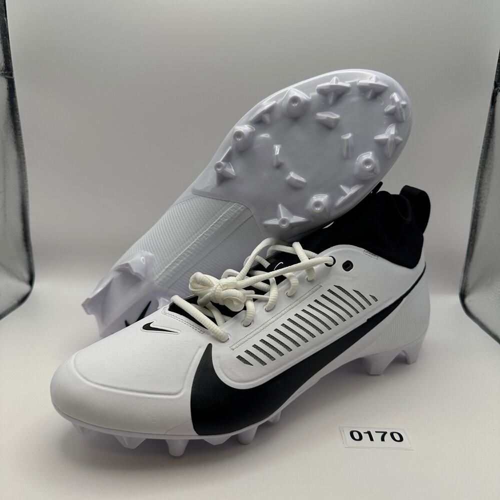 NIKE Men's 13 Vapor Edge PRO 360 2 Football Cleats Black/White